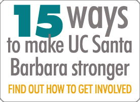 15 ways to make UCSB stronger - click to find out how